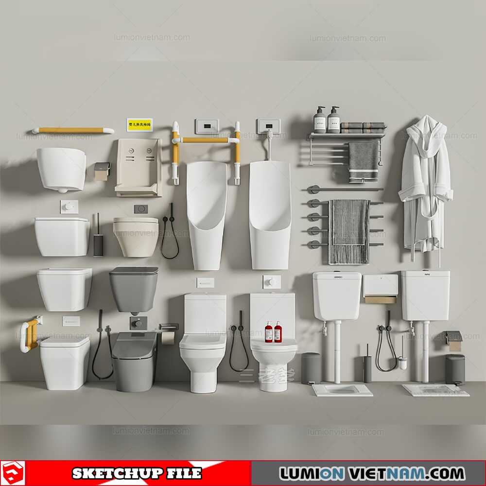 221126-Bathroom-Appliances-(16)-Sketchup-Models
