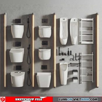 Bathroom Appliances - Sketchup Models By 3dmodels