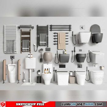 Bathroom Appliances - Sketchup Models By 3dmodels