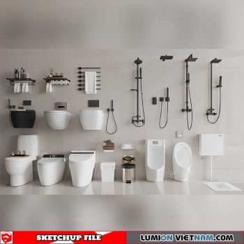 Bathroom Appliances - Sketchup Models By 3dmodels