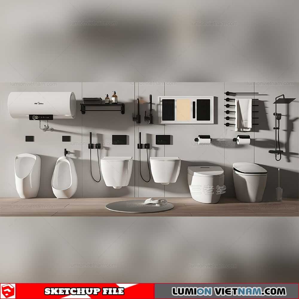 221126-Bathroom-Appliances-(22)-Sketchup-Models