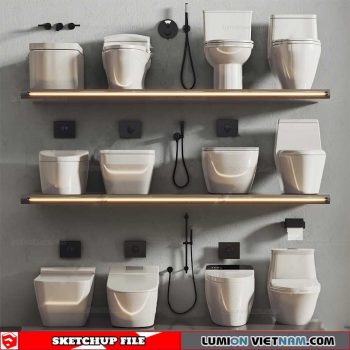 Bathroom Appliances - Sketchup Models By 3dmodels