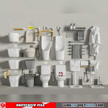 Bathroom Appliances - Sketchup Models By 3dmodels