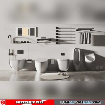 Bathroom Appliances - Sketchup Models By 3dmodels