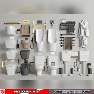 Bathroom Appliances - Sketchup Models By 3dmodels