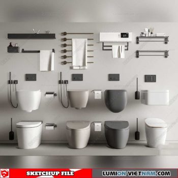 Bathroom Appliances - Sketchup Models By 3dmodels