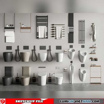 Bathroom Appliances - Sketchup Models By 3dmodels