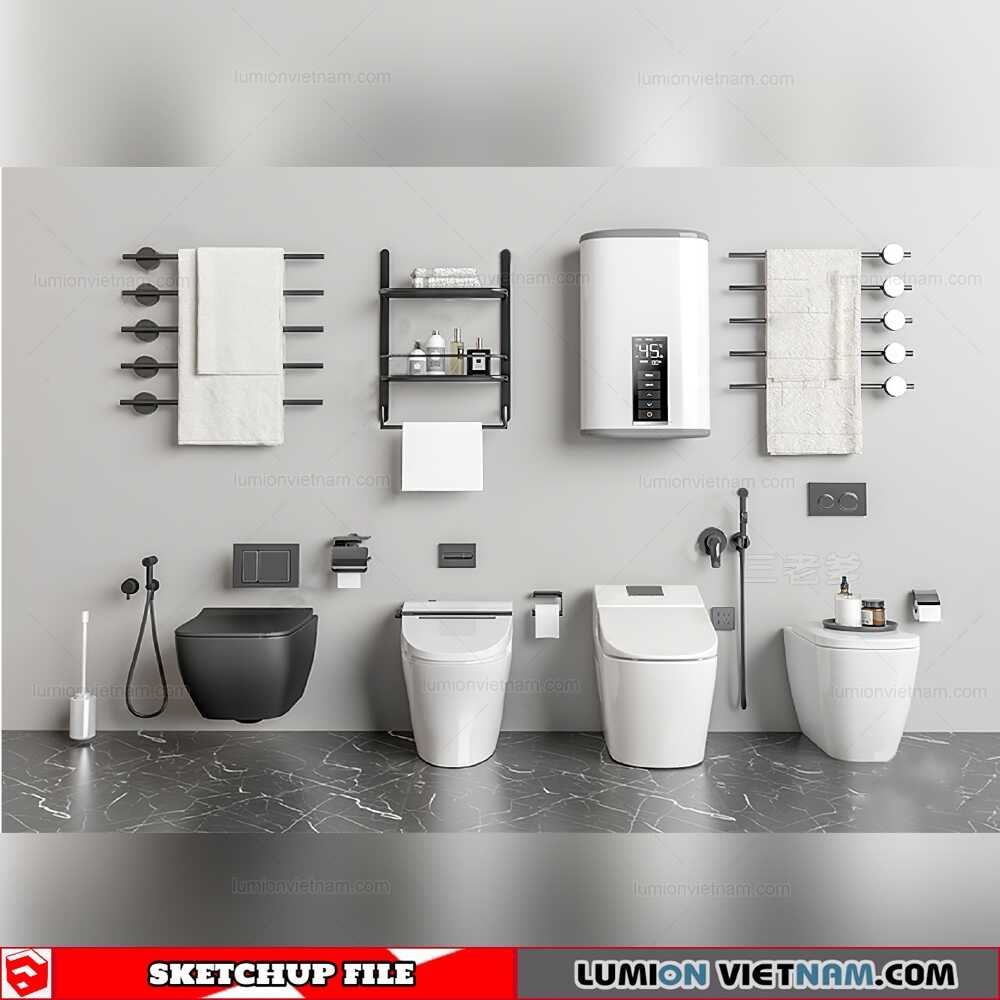 221126-Bathroom-Appliances-(5)-Sketchup-Models