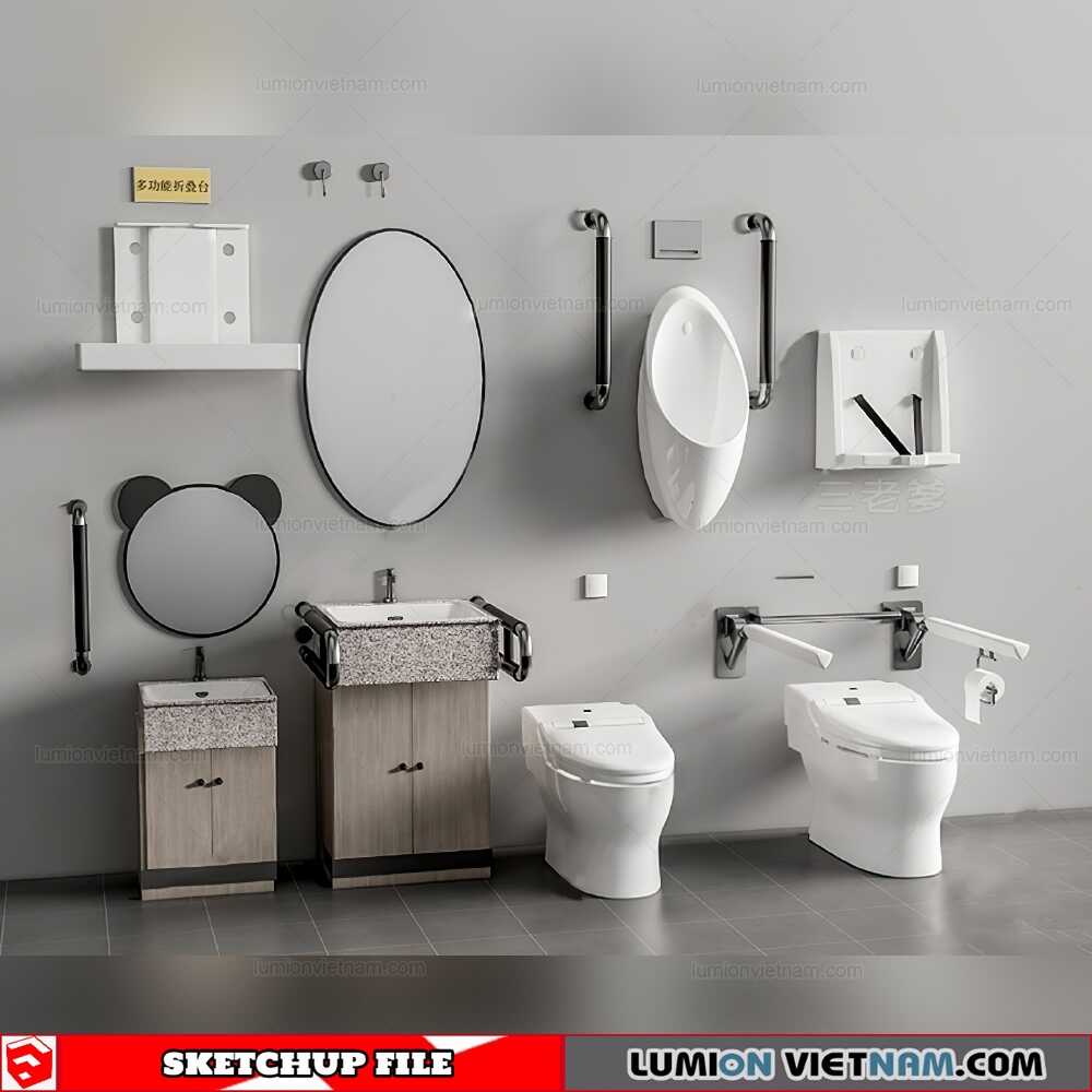 221126-Bathroom-Appliances-(9)-Sketchup-Models