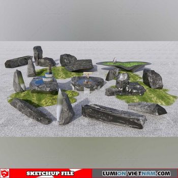 Landscape Stone - Sketchup Models By Su84