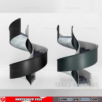 Stair - Sketchup Models By Cuong Covua