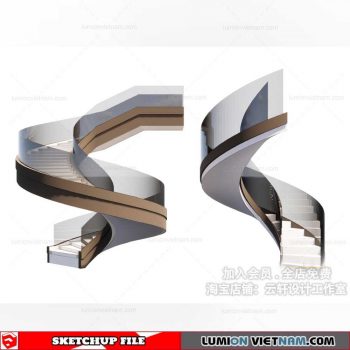 Stair - Sketchup Models By Cuong Covua