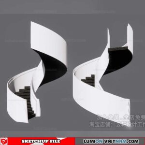 Stair - Sketchup Models By Cuong Covua