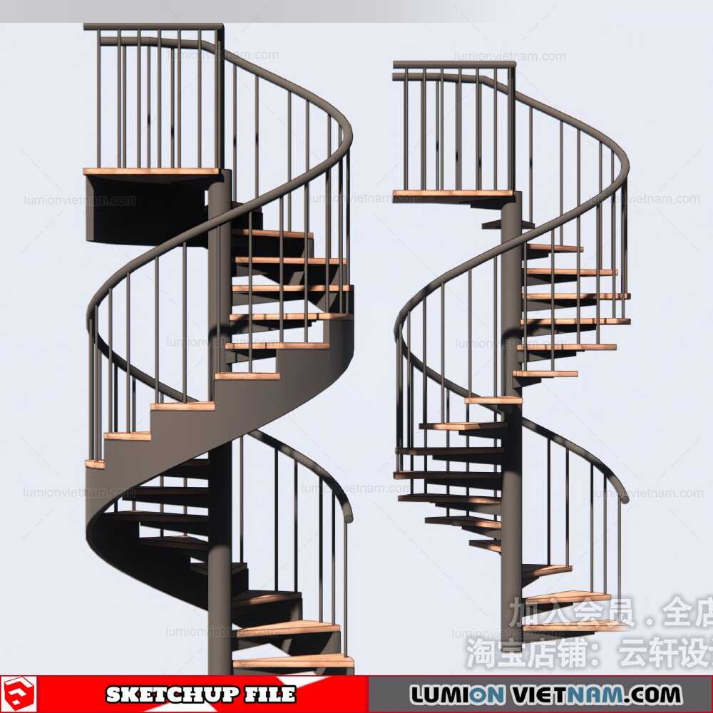 221201-Stair-(18)-Sketchup-Models