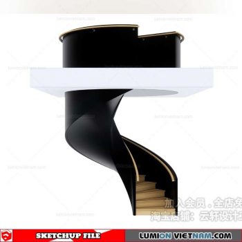 Stair - Sketchup Models By Cuong Covua