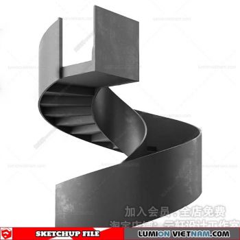 Stair - Sketchup Models By Cuong Covua