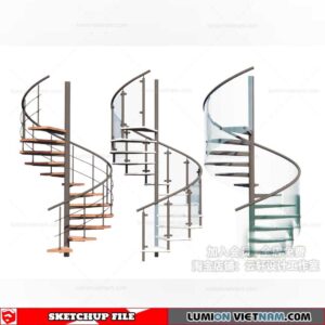 Stair - Sketchup Models By Cuong Covua