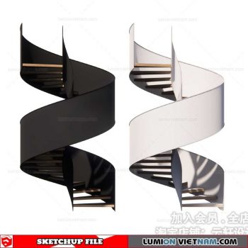 Stair - Sketchup Models By Cuong Covua