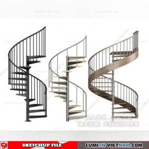 Stair - Sketchup Models By Cuong Covua