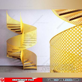 Stair - Sketchup Models By Cuong Covua