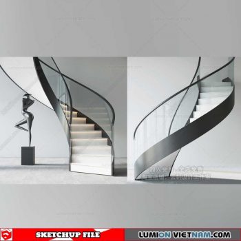 Stair - Sketchup Models By Cuong Covua