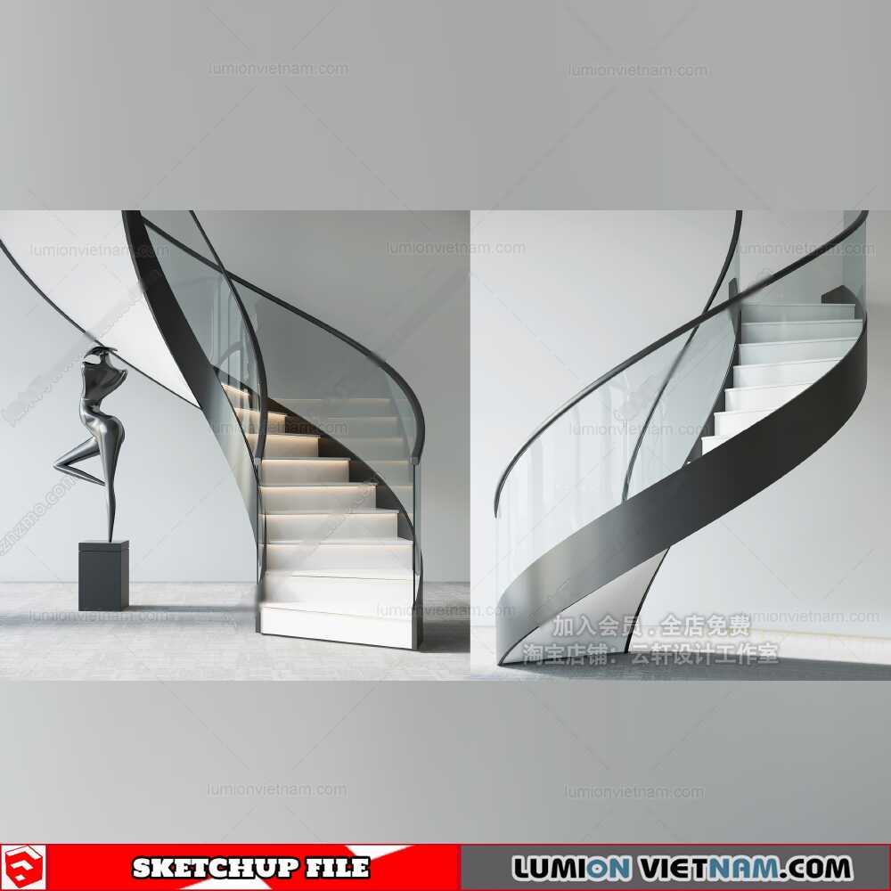 221201-Stair-(8)-Sketchup-Models