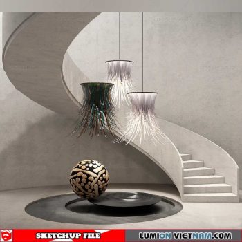 Staircase Decor - Sketchup Models By Cuong Covua