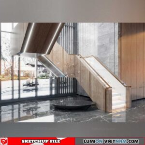Staircase  Decor - Sketchup Models By Cuong Covua