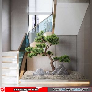 Staircase Decor - Sketchup Models By Cuong Covua