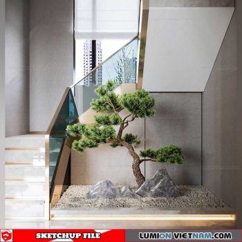 Staircase Decor - Sketchup Models By Cuong Covua