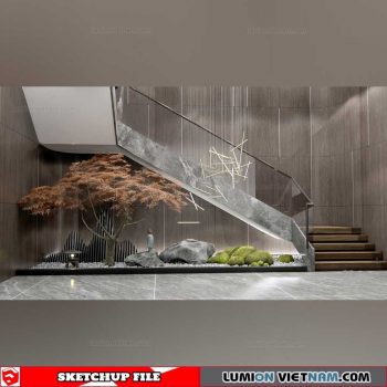 Staircase Decor - Sketchup Models By Cuong Covua