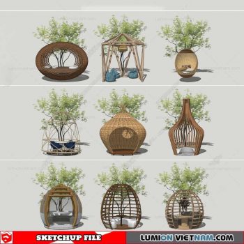 Outdoor Chair - Sketchup Models By Dinh Thanh