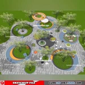 Park Landscape - Sketchup Models By 3dsu