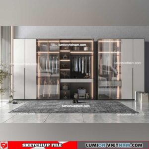 Wardrobe - Sketchup Models By 3dsu