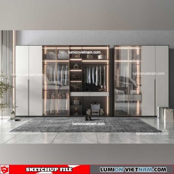 Wardrobe - Sketchup Models By 3dsu