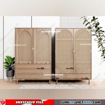 Wardrobe - Sketchup Models By 3dsu