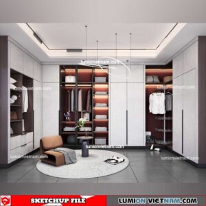 Wardrobe - Sketchup Models By 3dsu