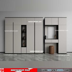 Wardrobe - Sketchup Models By 3dsu