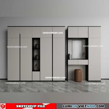 Wardrobe - Sketchup Models By 3dsu