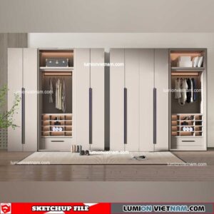 Wardrobe - Sketchup Models By 3dsu