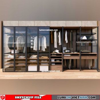 Wardrobe - Sketchup Models By 3dsu