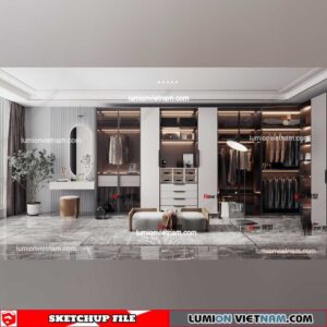 Wardrobe - Sketchup Models By 3dsu