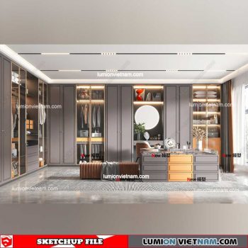 Wardrobe - Sketchup Models By 3dsu