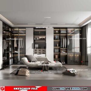 Wardrobe - Sketchup Models By 3dsu
