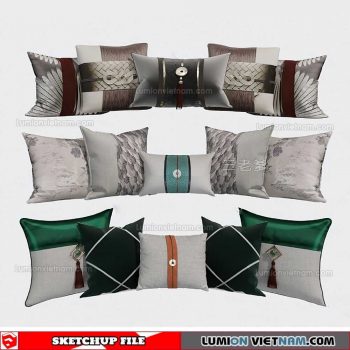 Pillows - Sketchup Models