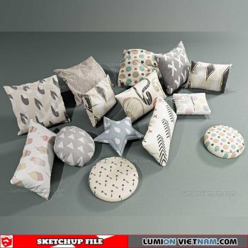 Pillows - Sketchup Models