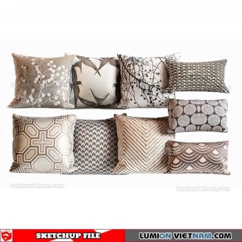 Pillows - Sketchup Models