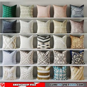 Pillows - Sketchup Models