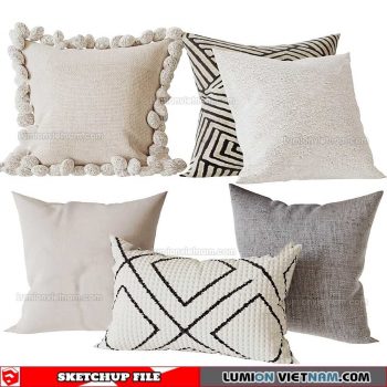 Pillows - Sketchup Models