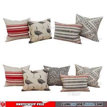 Pillows - Sketchup Models